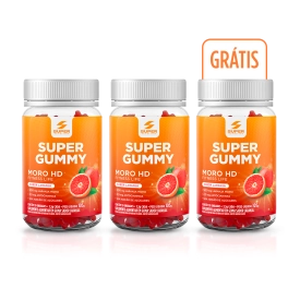 kit 3 Super Gummy Moro HD 30 gomas