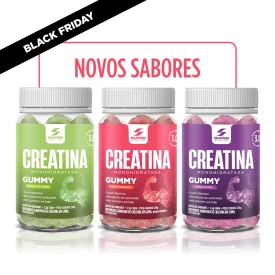 Kit 03 Super Gummy Creatina Sabores